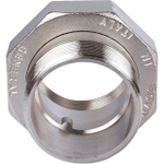 Соединение быстроразъемое (американка) STOUT - 2" (ВР/НР, латунь никелированая, плоск.уплотнение)