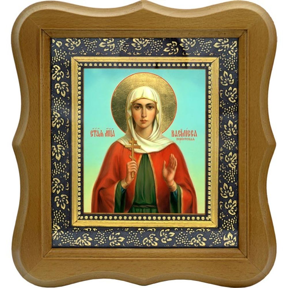 Василисса Коринфская Святая  мученица. Икона на холсте.