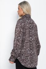 Рубашка Всегда на стиле (серый лео) Б12407-7 LT Collection