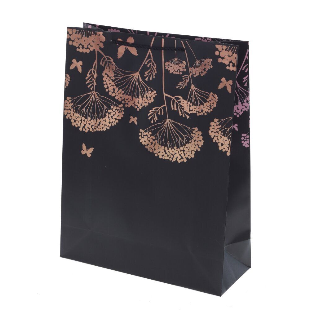 GAEM Пакет подарочный L (бумага 210г/м2, блок микс 12шт), L31 W12 H40 см, 4в.