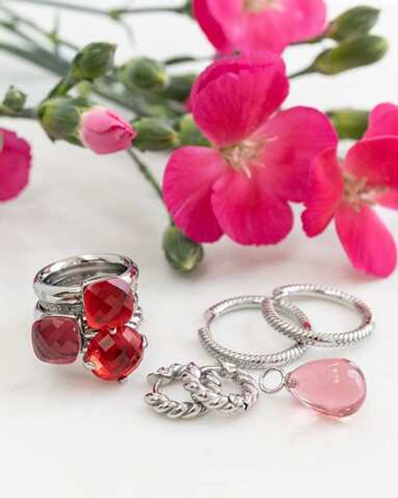 Кольцо Qudo FIRENZE 19 (S) Siam 107000/40-4313 19 размер 19