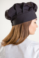 Колпак повара чёрный "Black"