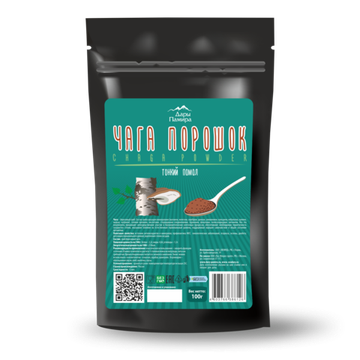 Чага порошок, 100г.