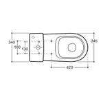 Унитаз-компакт "Толедо" МС Инкоэр-Б1 (ниж.подв.,кос. выпуск,сид.полип.1кн белая, арм.) КЕРАМИН