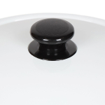 Ведро сталь, эмаль, 10 л, с крыш, бел,сл кость, хозяйственное, с поддоном, Керчь, с декором, 41304-2