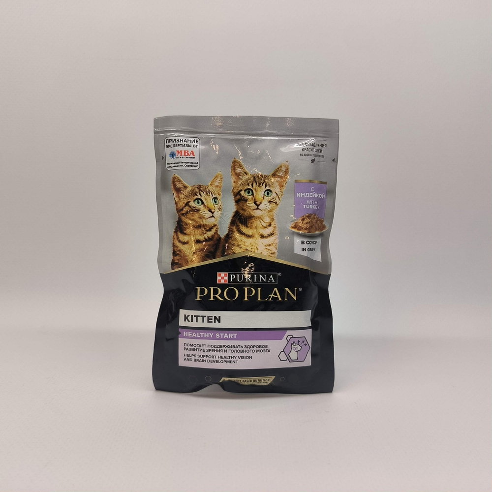Индейка в соусе для котят, 85гр ProPlan