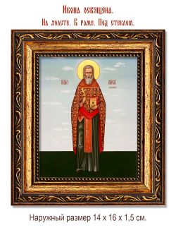 Павел Ягодинский священномученик. Икона на холсте.