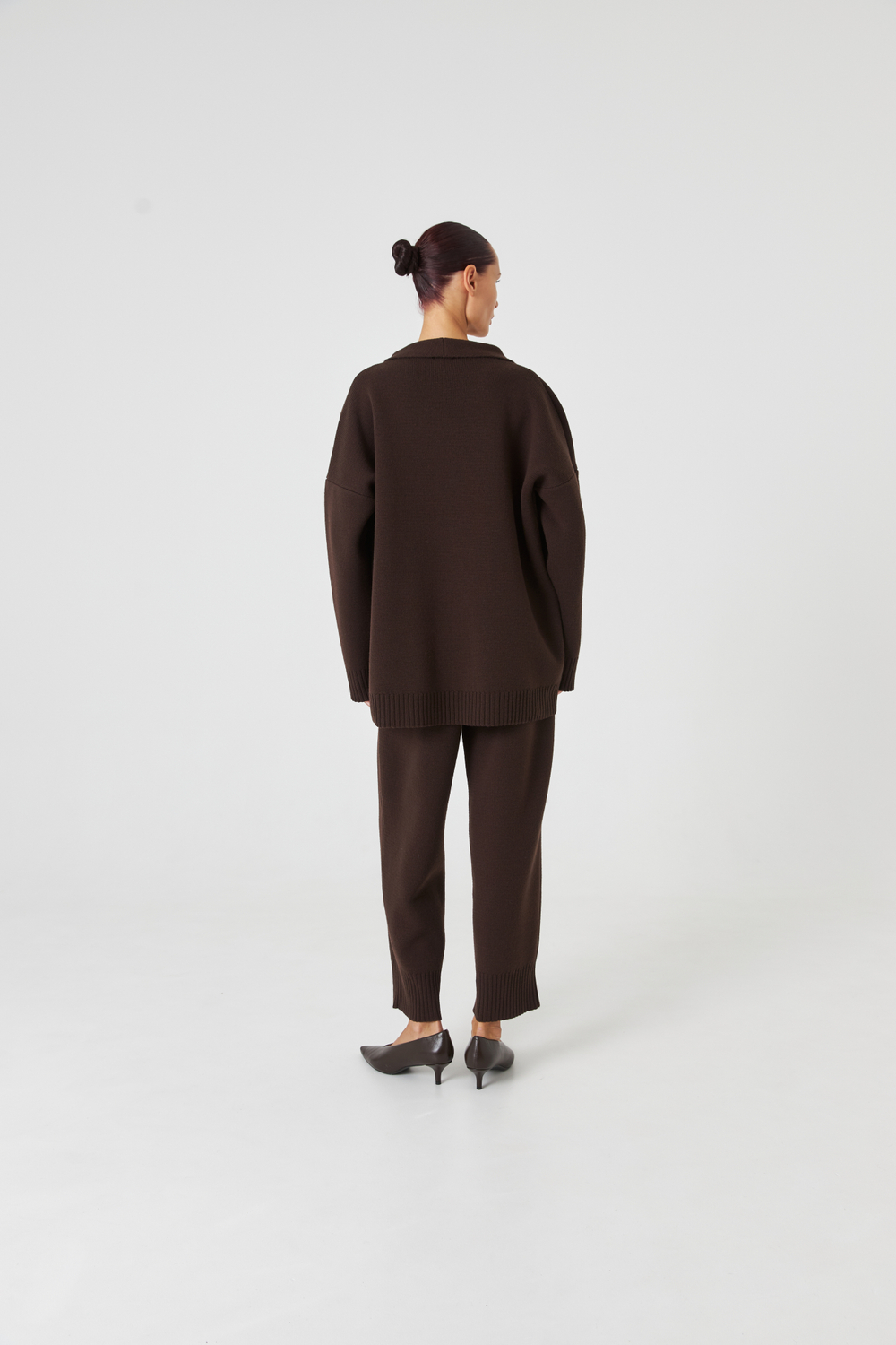 Брюки вязаные