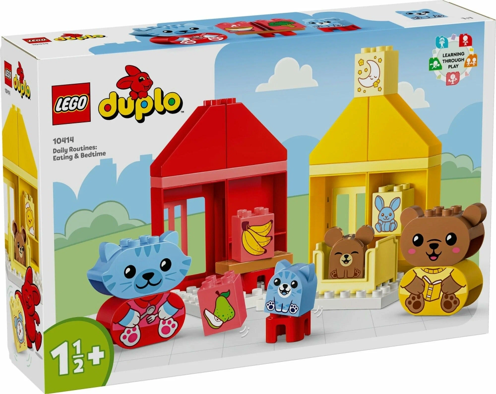 Конструктор LEGO DUPLO - Ежедневные занятия еда и сон - Лего Дупло 10414