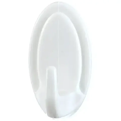 Крючок самоклеящийся Овальчик 10шт, 2,0*3,0*5,5см