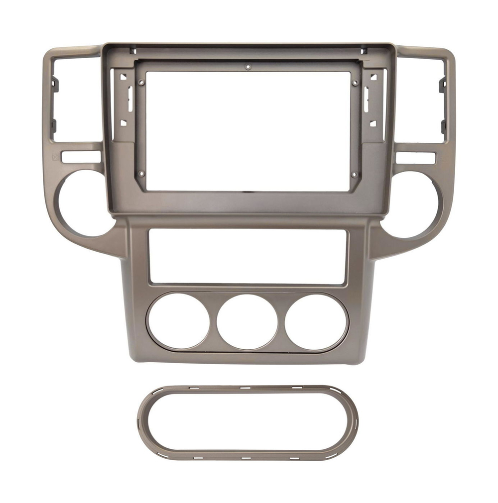 Комплект рамки с разъёмами 10" Nissan X-Trail T30【F2】2003-2007 большая - Car-Smart 7010F2