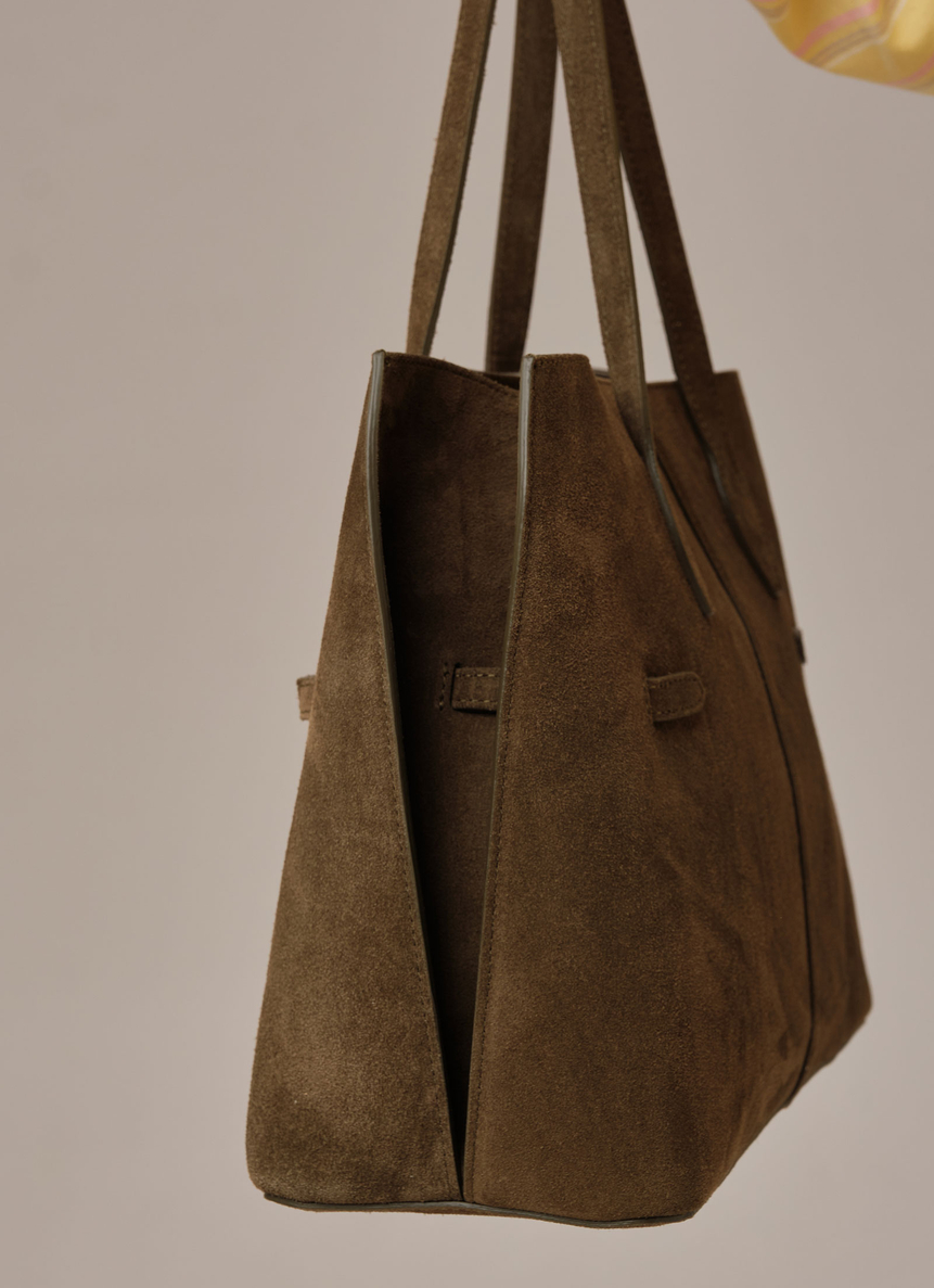 Замшевая сумка Bossy DBR 31382 тундра