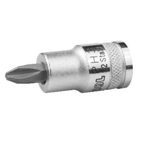 Торцовая бита головка материал сатинированная 1/2", PH3 KRAFTOOL, 27901-3_z01