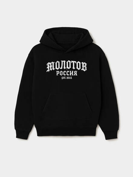 Худи MLTV Base Russia Gothic Черный