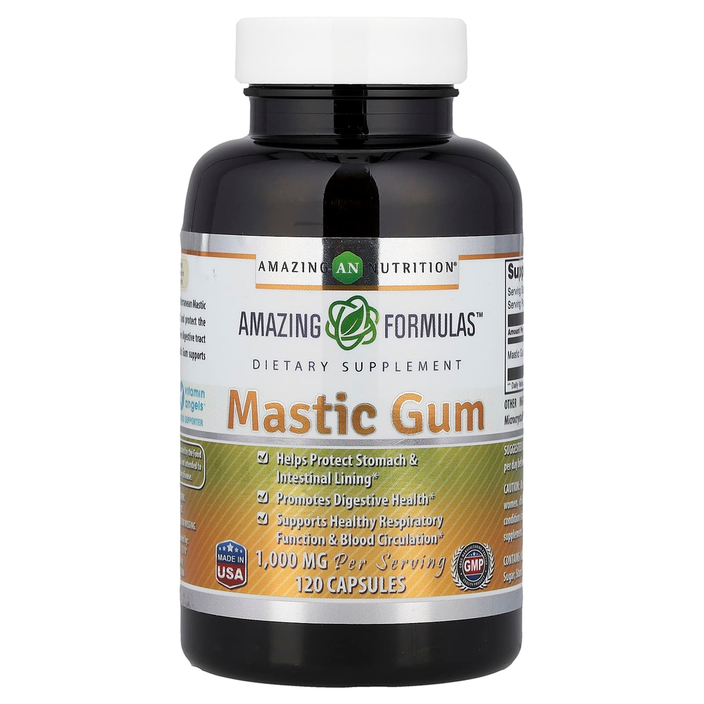 Amazing Nutrition, мастиковая смола, 120 капсул (500 мг в каждой капсуле)