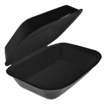 Ланч-Бокс ВСП LBS 195*150*70 мм. ЧЕРНЫЙ (100 шт.)