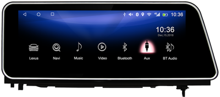 Магнитола для Lexus RX 2015-2019 (шайба) - Carmedia BNR-16RXQ монитор 12.3", Android 10, 8Гб+128Гб, CarPlay, 4G SIM-слот