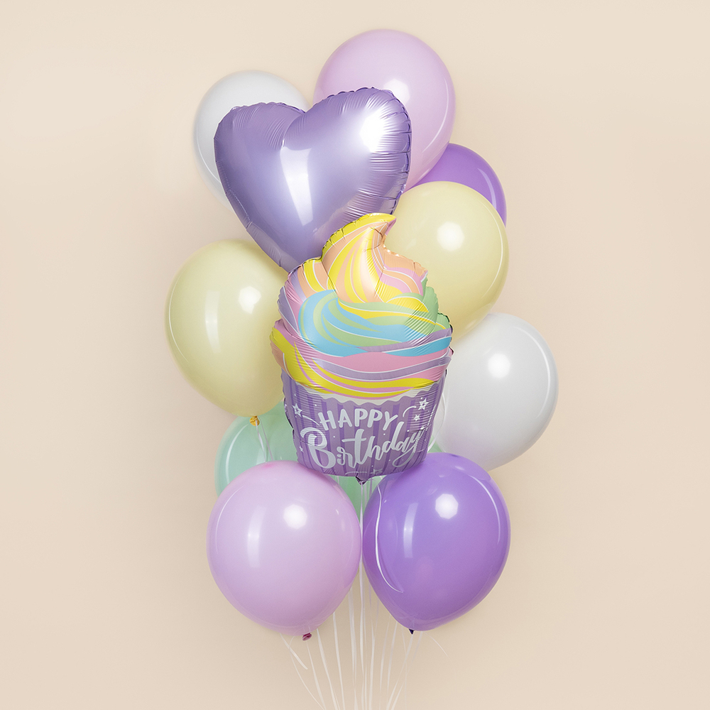 Фигура "Фиолетовый кекс Happy Birthday"