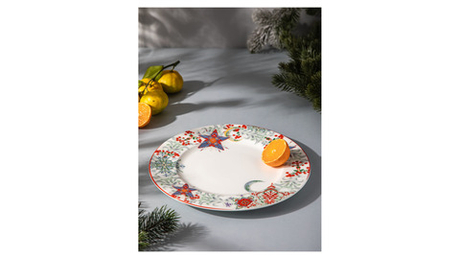 Набор тарелок обеденных 4шт 27см Mix&Match Home Счастливая Звезда