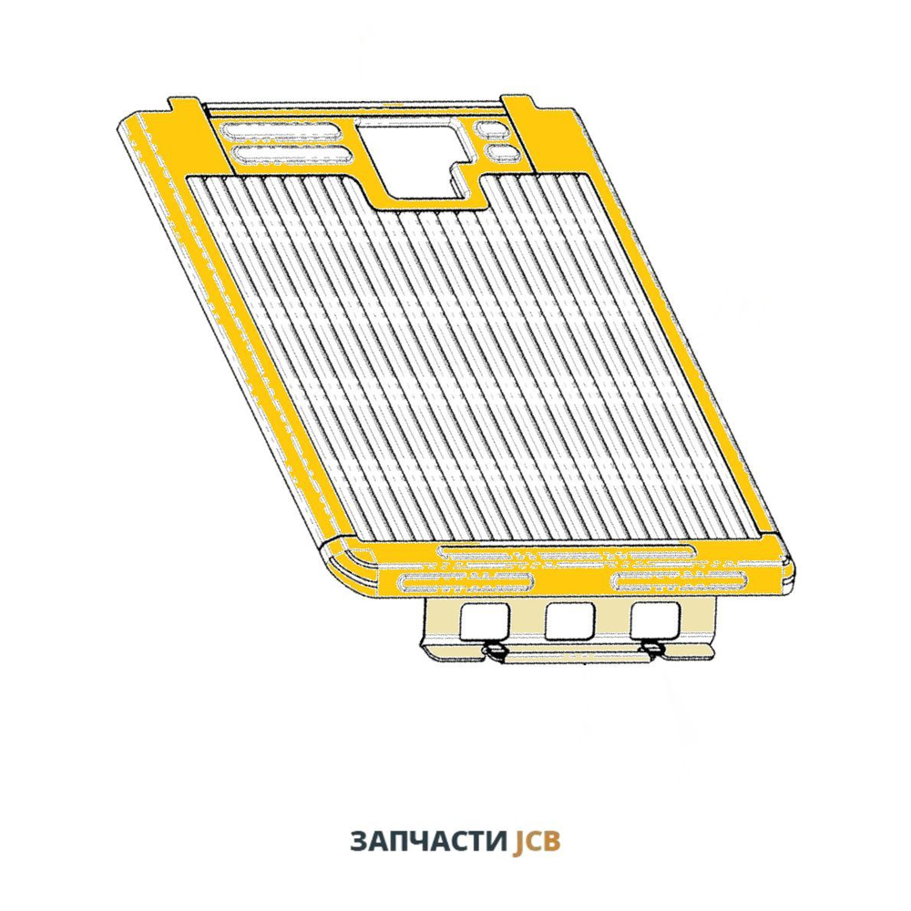 Решетка радиатора интеркулера JCB 333/X5057, 333-X5057
