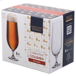 Бокал для пива, 470 мл, стекло, 6 шт, Bohemia, Columba, 91L/1SG80/0/00000/470-662
