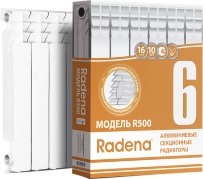 Радиатор алюминиевый Radena R500/85