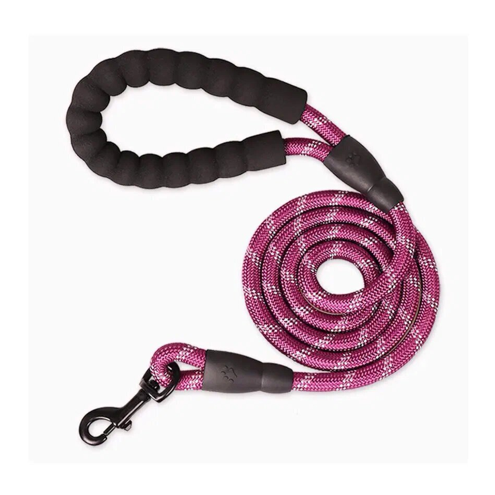 Поводок X-CORD шнур Ø10 мм мягкая ручка св/отр 1,5 м PerseiLine ПШ-1012 ФИОЛЕТОВЫЙ