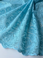 Вышивка с пайетками (Голубая)