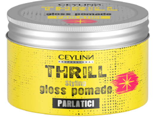 Воск-глянцевая помада для волос CEYLINN THRILL GLOSS POMADE, 150 мл