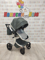 Коляска трансформер Farfello Aimile Original New Silver темно-серый