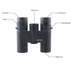 Бинокль Vector Optics SENTINEL 8x25 Prism Binocular — Roof-призмы BaK4 с серебряным покрытием