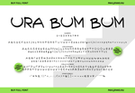 Шрифт Ura Bum Bum SP