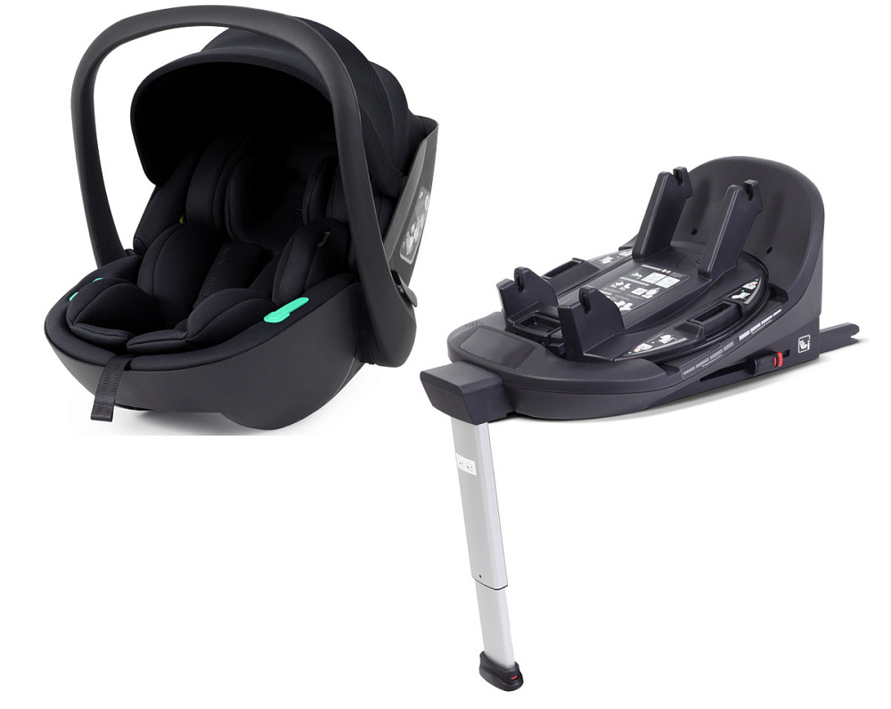 Детская коляска Rant Teo Soft 3 в 1 с автокреслом Miro Black Olive