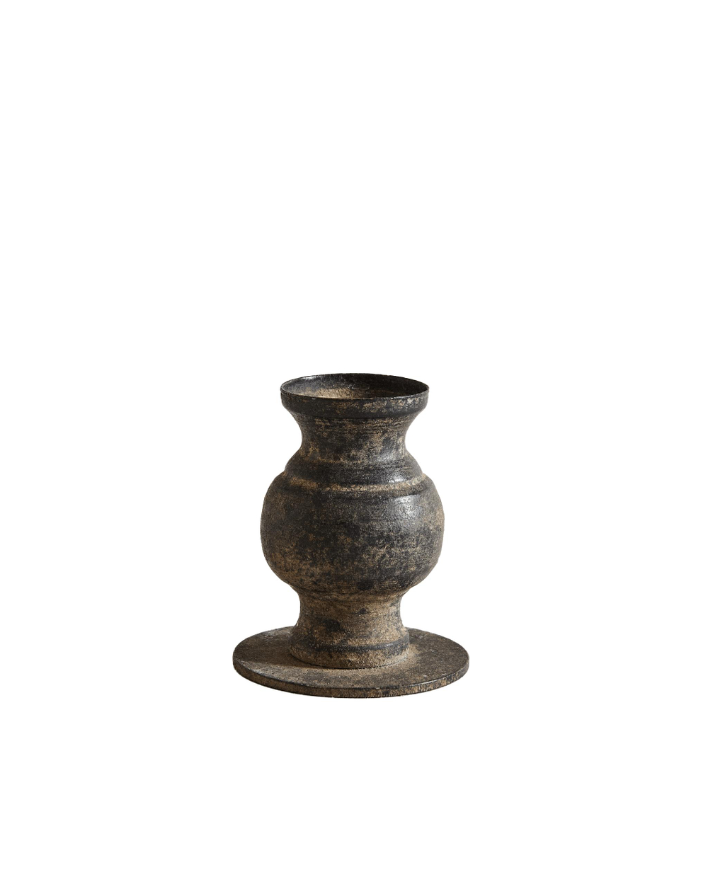 Zara Home Подсвечник из металла, цвет чёрный, 7 см