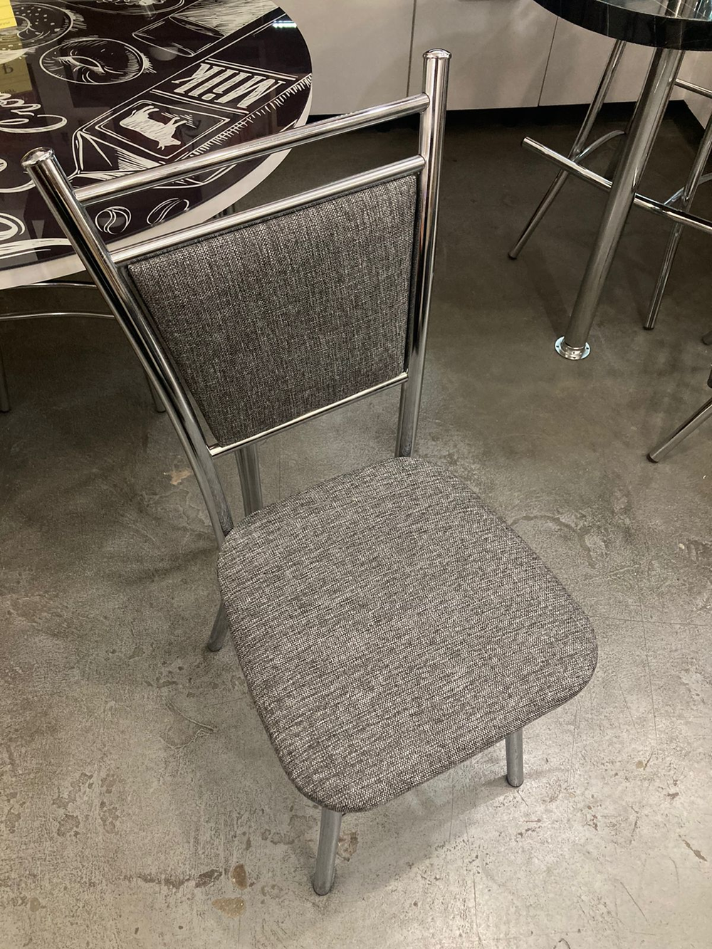 Стул Мажор рогожка серая