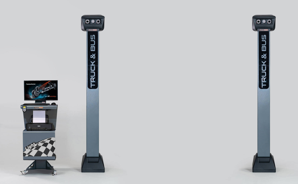 Стенд сход-развал 3D для грузовиков, до 4-х осей одновременно ТехноВектор 7 Truck P 7204 HTS4