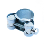 ХОМУТ ШАРНИРНЫЙ СТРОЙБАТ БЕЛЫЙ ЦИНК 17-19ММ 2ШТ