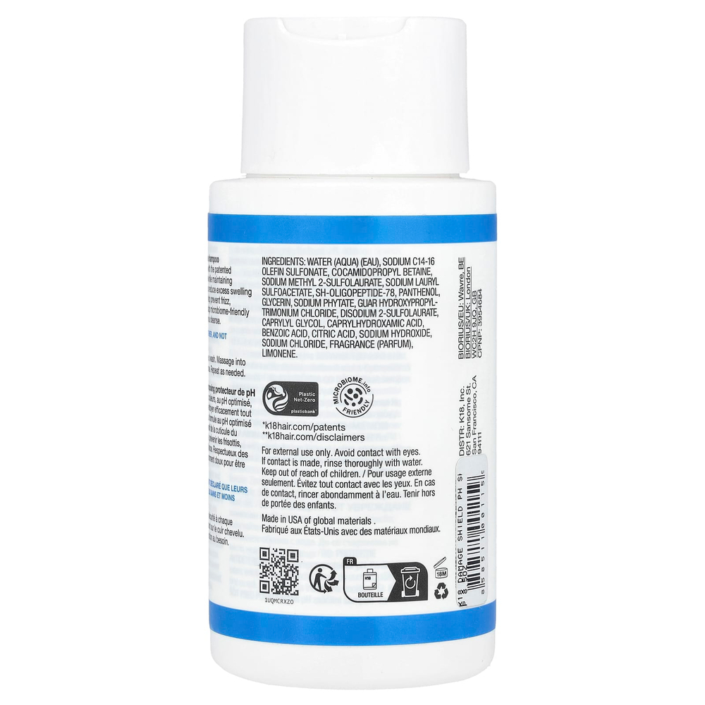 K18, Damage Shield, pH-защитный шампунь, 250 мл (8,5 жидк. Унции)