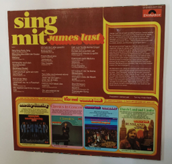 Винтажная виниловая пластинка LP James Last Sing Mit (Germany 1973)