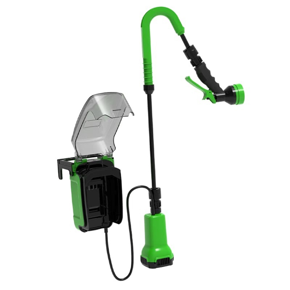 Насос аккумуляторный для полива из бочки Greenworks Арт. 3401007, 24V