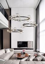 Люстра 771120 black/clear