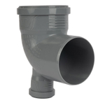 Отвод канализационный с фронтальным выходом тыл RTP 110х50 мм 90°