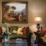 "Терраса, выходящая на озеро Комо". Фредерик