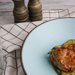 Салатник 800 мл d 23 см h5,5 cм Blue Matt New Brown Taiga P.L. [1]