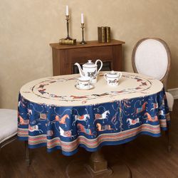 СКАТЕРТЬ ОВАЛЬНАЯ "PASSAGE"140Х180СМ ,БЕЖЕВЫЙ, 100% ХЛОПОК,ТВИЛ, ПРОПИТКА