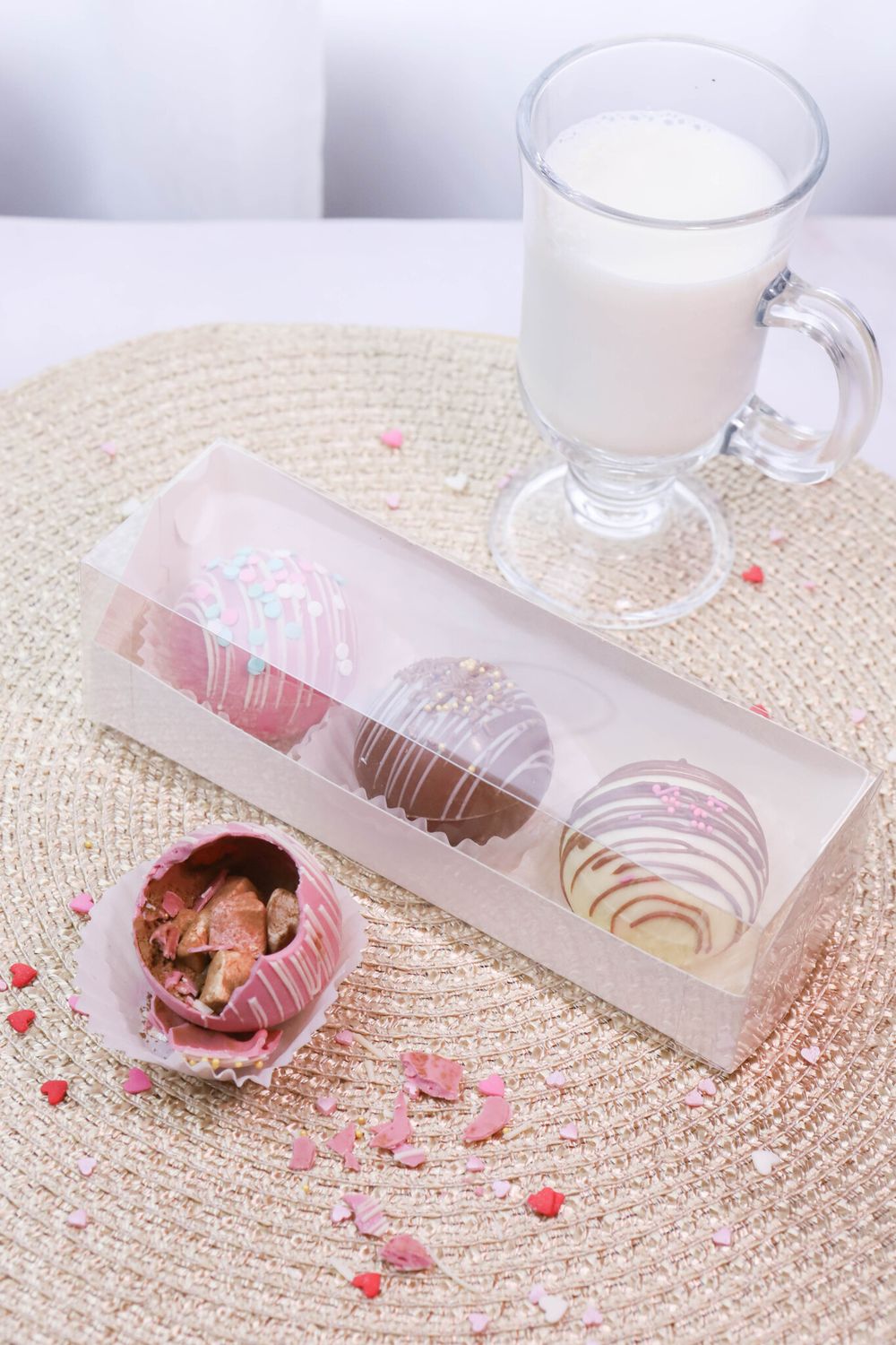 Шар для напитка с наполнением