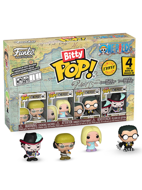 Набор Funko Bitty POP! One Piece Usopp+Kaya+Kuro+Chase (1 of 4) 4шт 86895