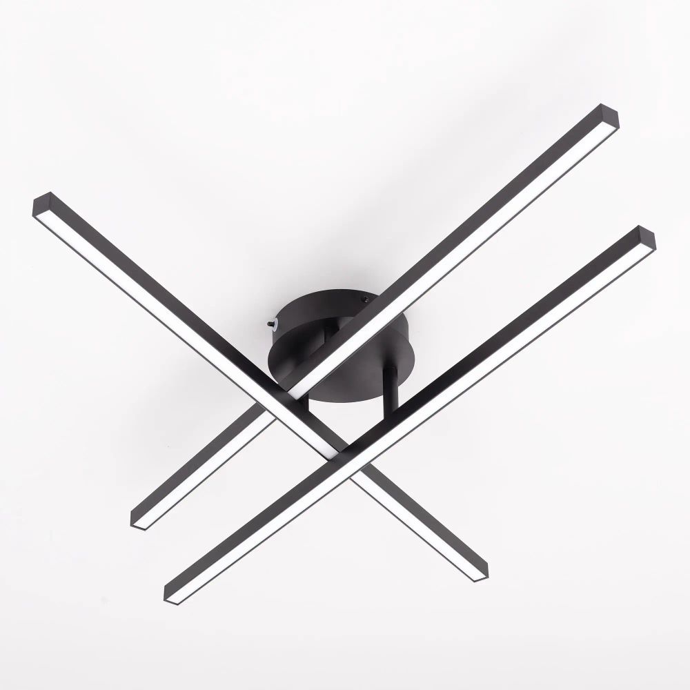 Citilux Стиг CL203131 LED Люстра потолочная с пультом Чёрная