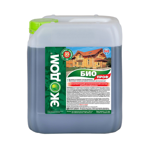 ЭКОДОМ БИОПРОФ 5 КГ (1) АНТИСЕПТИК "РОГНЕДА" зеленый