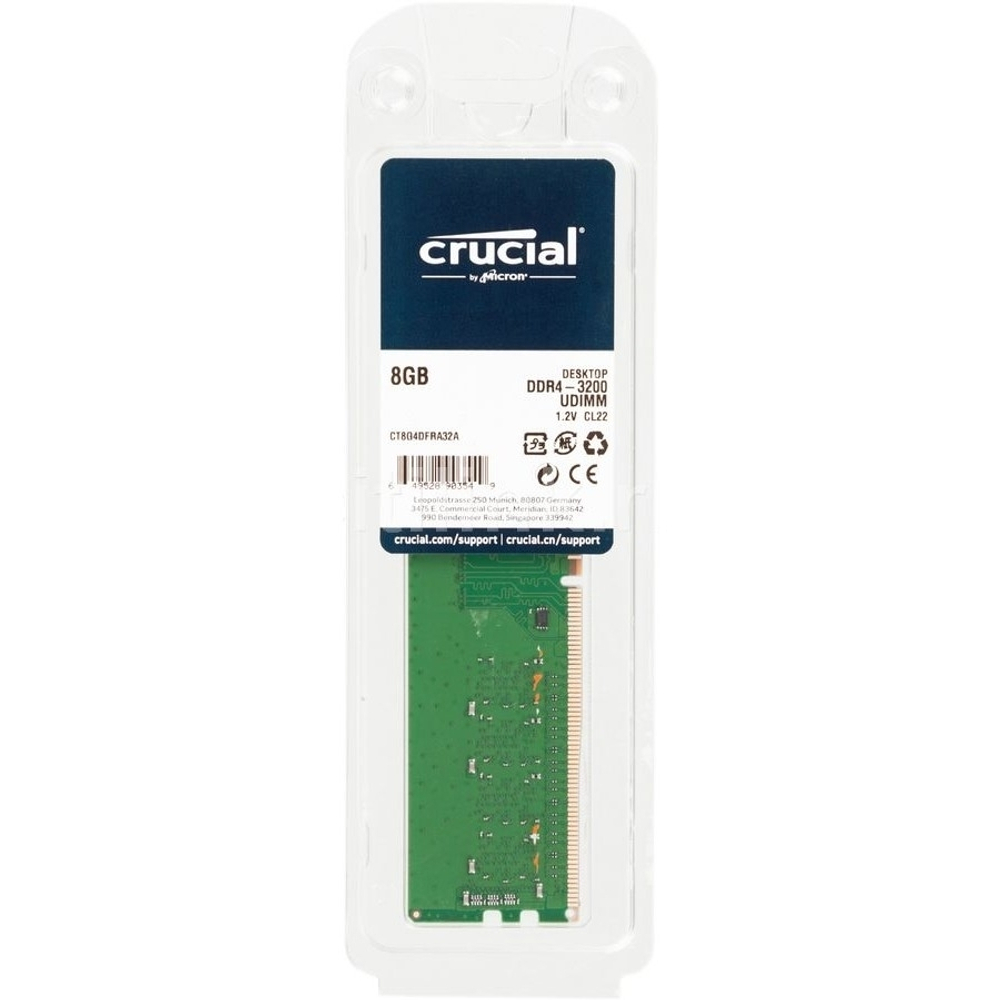 Crucial DDR4 DIMM 8GB CT8G4DFRA32A PC4-25600, 3200MHz  OEM/RTL